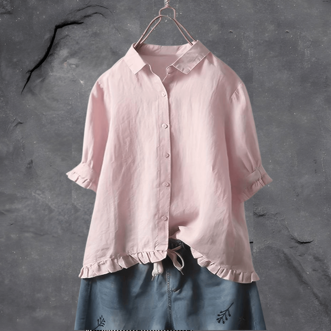 Samantha - Loose-Fit Button-Down Shirt