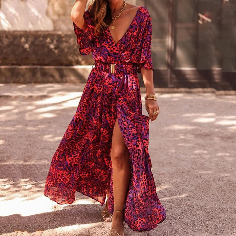 Claire - Elegant Maxi Wrap Dress