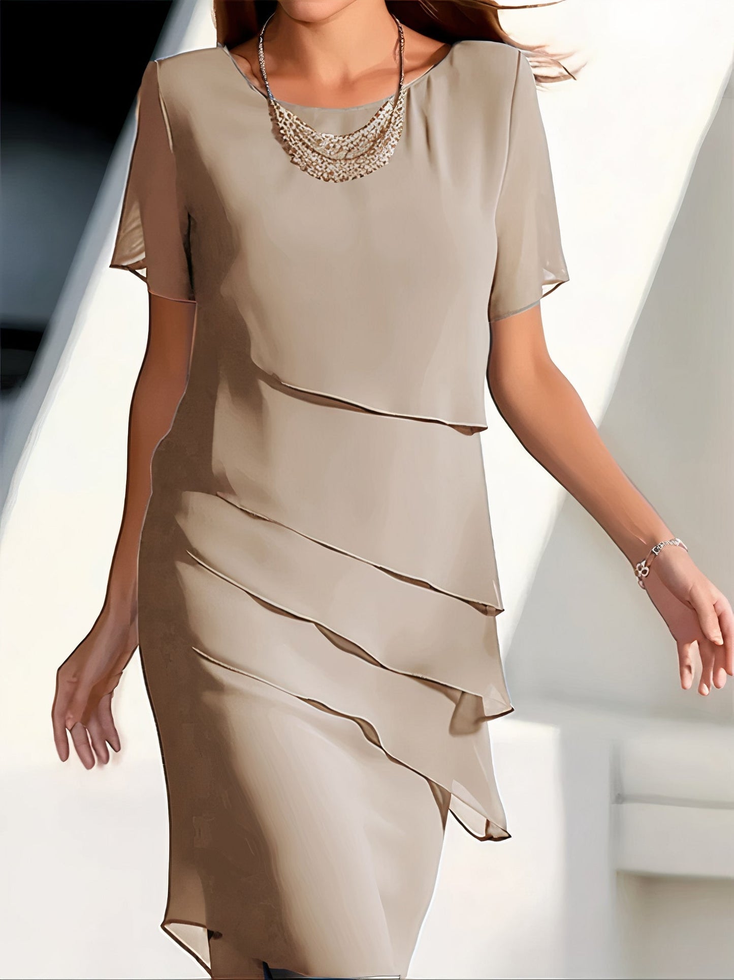 Celestine - Elegant Pleated Dress